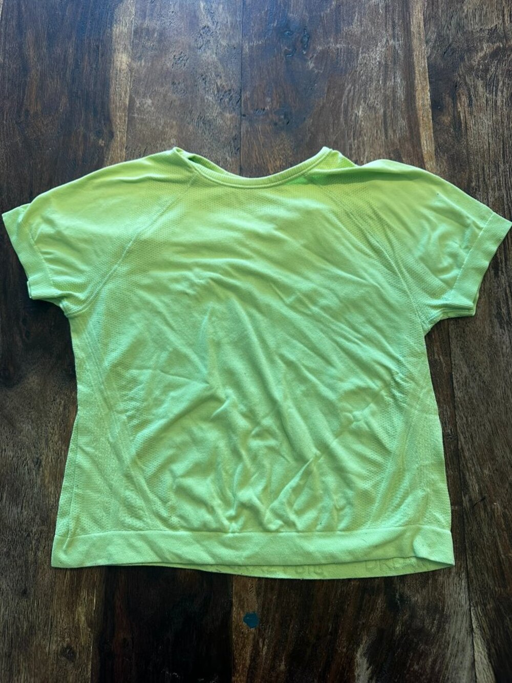 Athleta Girl - Lime Green Seamless Athletic Top - Girls M 8-10